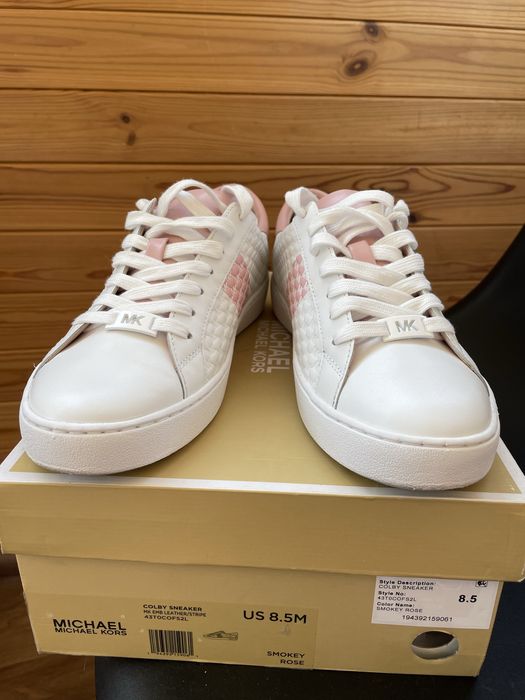 Жіночі кросівки Michael Kors Colby Sneaker (Smokey Rose) 39