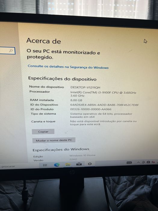 PC Gaming + Monitor Full HD 60Hz – GTX 1660 Super
