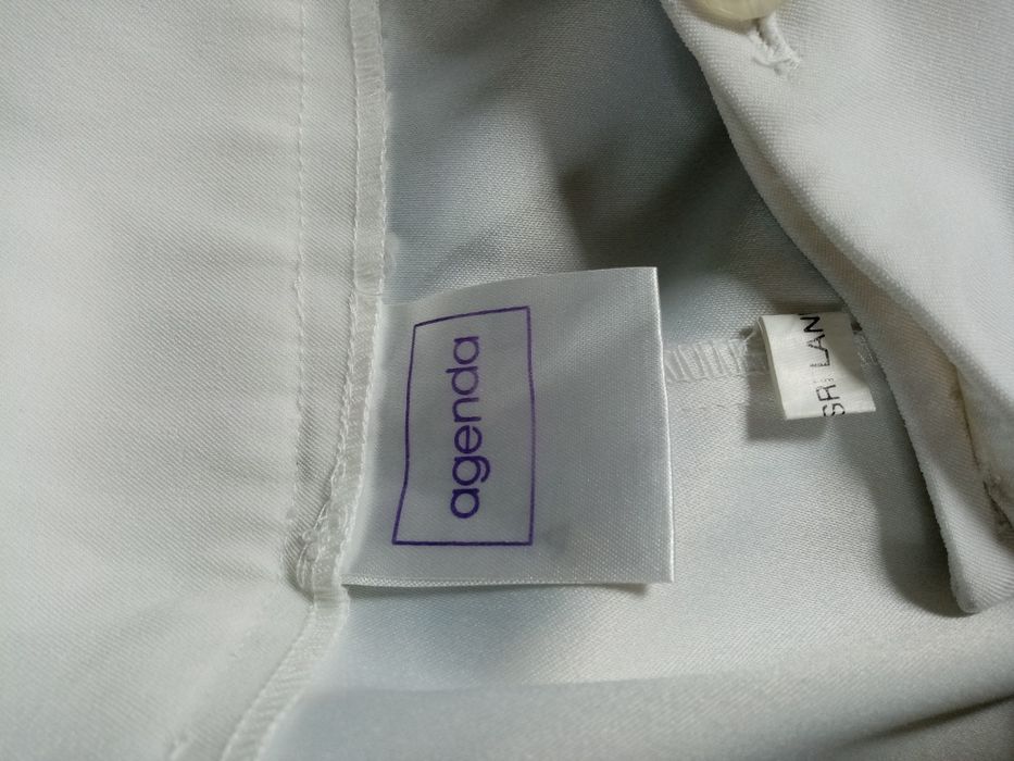 Spodnie rybaczki białe damskie