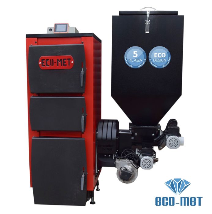 Dofinansowanie "Czyste powietrze" Kocioł TECHNIX PELL LUX 15kW pellet