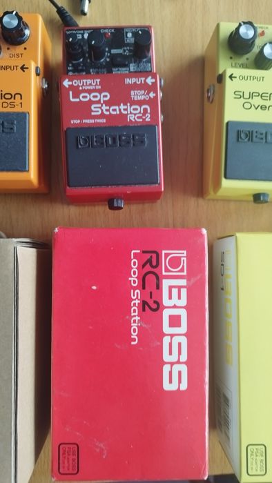 Pedal loop boss para guitarra
