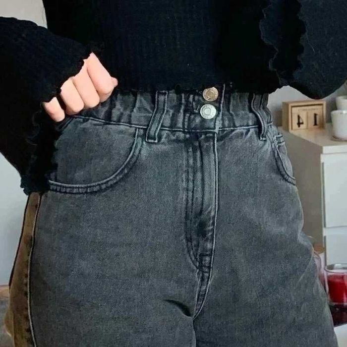 Pull & Bear, jeansy z wysokim stanem r. 32