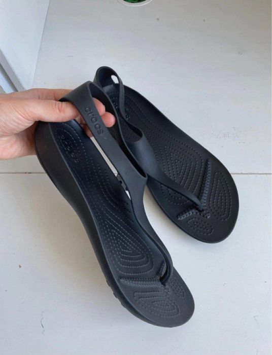 Crocs japonki serena flip black W9 39/40