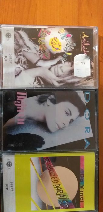 Portuguese Music Cassette Tapes: Dora, Da Vinci, Adelaide Ferreira, Alexandra
