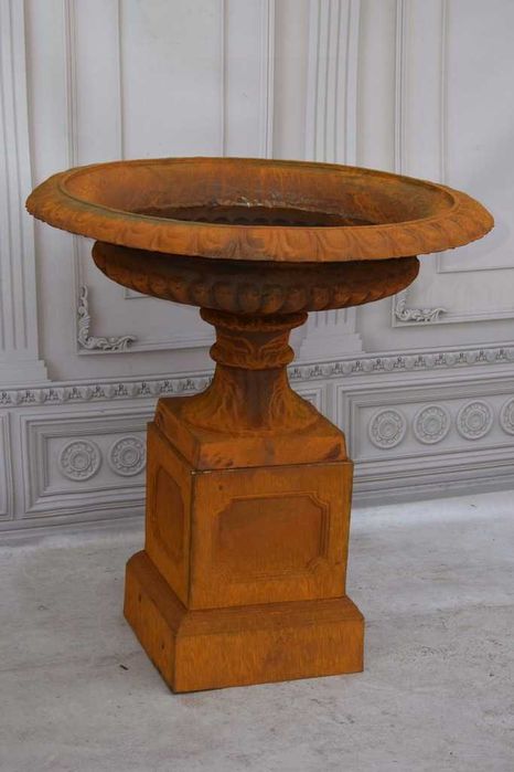 Donica Ogrodowa Żeliwna GAZON - Żeliwo - Doniczka Brązowa - Ogród