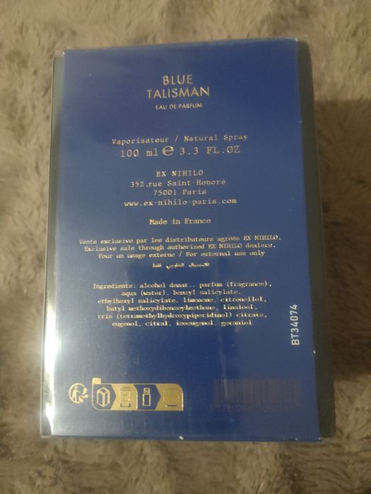 Perfume ex nihilo blue talismã