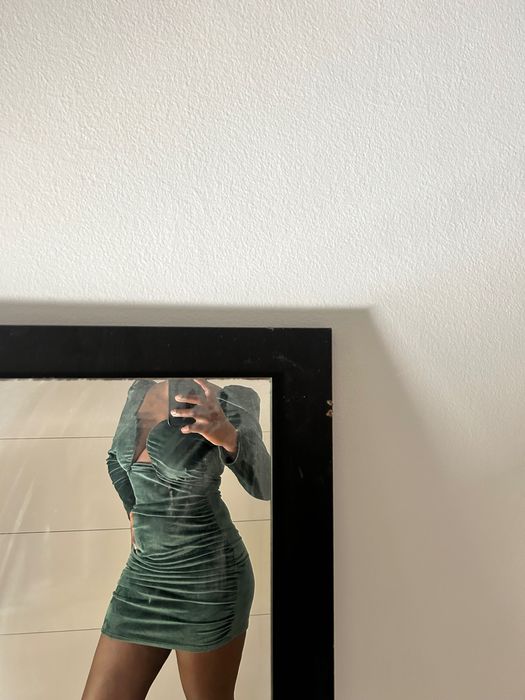 Vestido curto verde