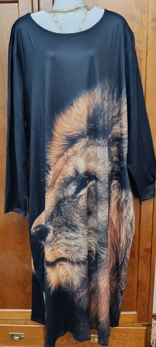 vestido de tamanho grande