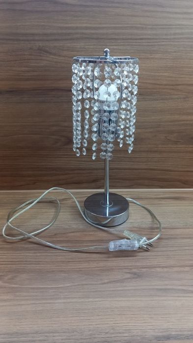 Lampka nocna z kryształkami