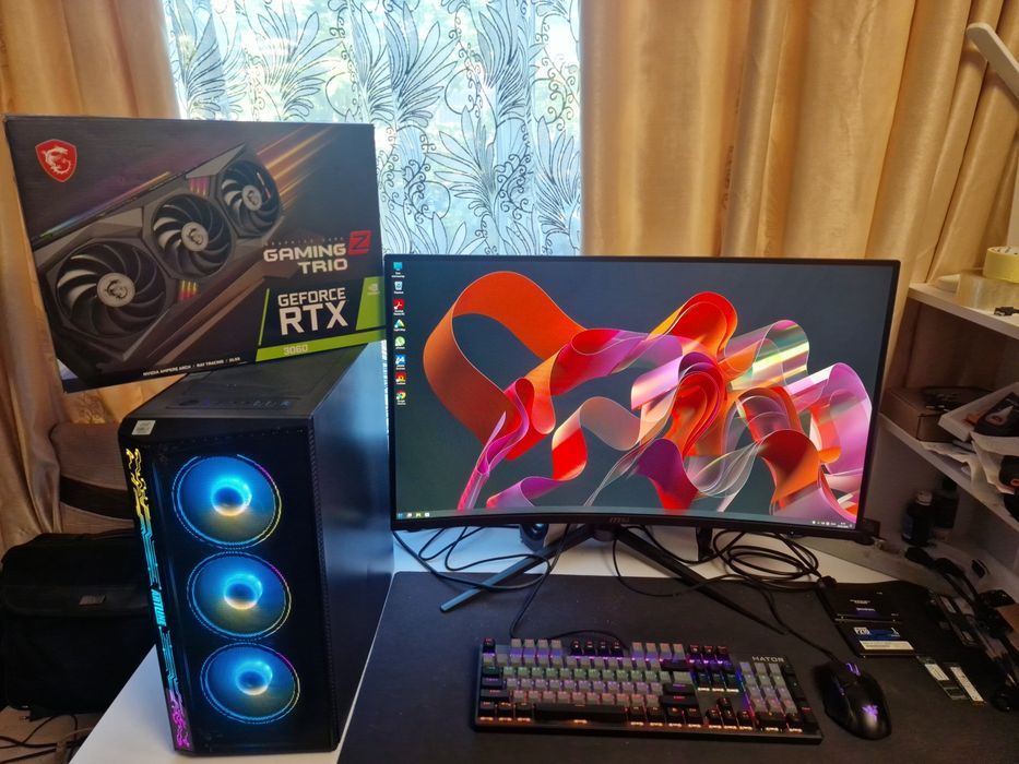 Ігровий Пк і7-10700F/ОЗУ 32Gb/Ssd 512Gb+Hdd 2Tb/RTX 3060-12Gb