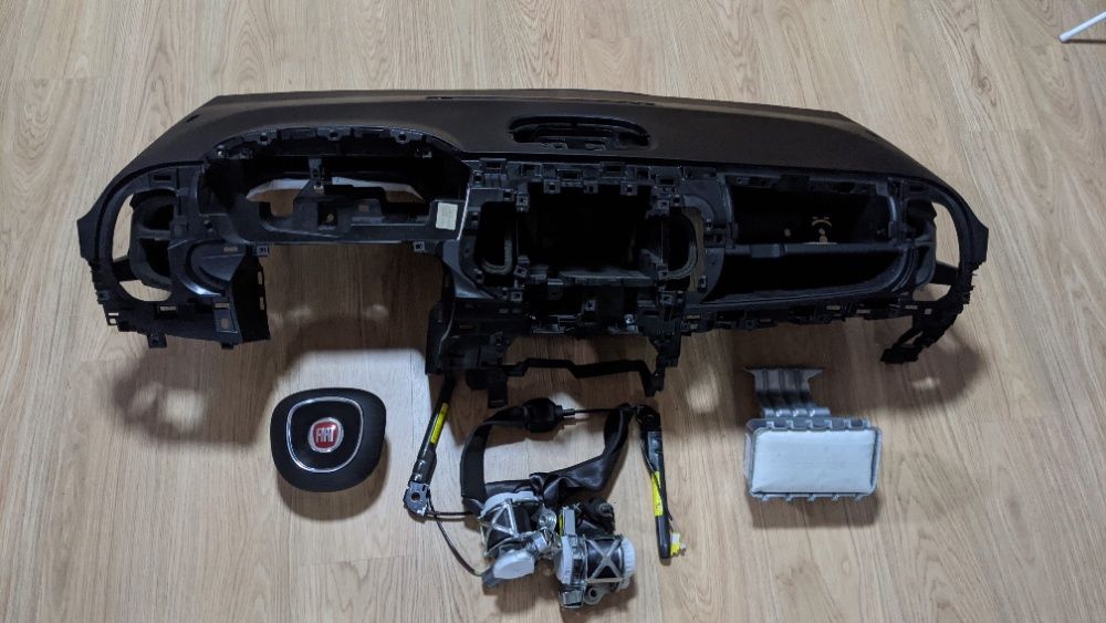 Conjunto Kit Airbags Tablier Fiat 500L Original