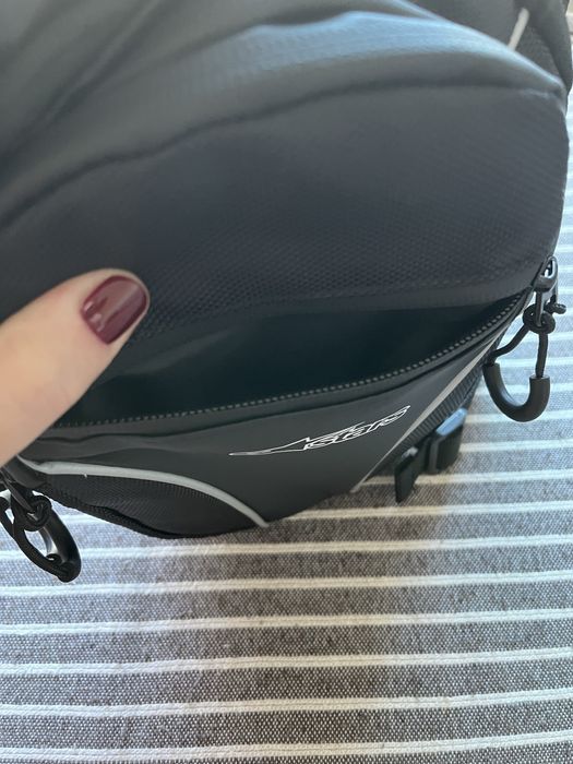 Bolsa de perna para mota estilo alpinestars! Extensível! Nova