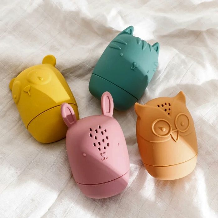 Безпечні силіконові іграшки для ванної купання для немовлят