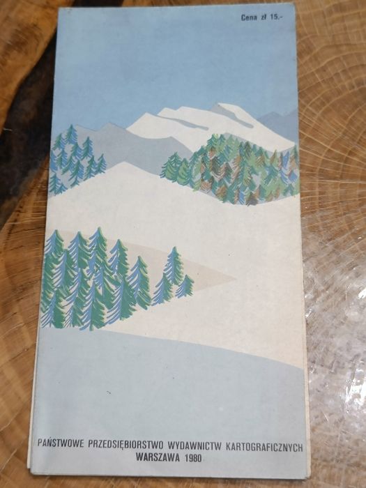 Mapa turystyczna Tatry i Pieniny