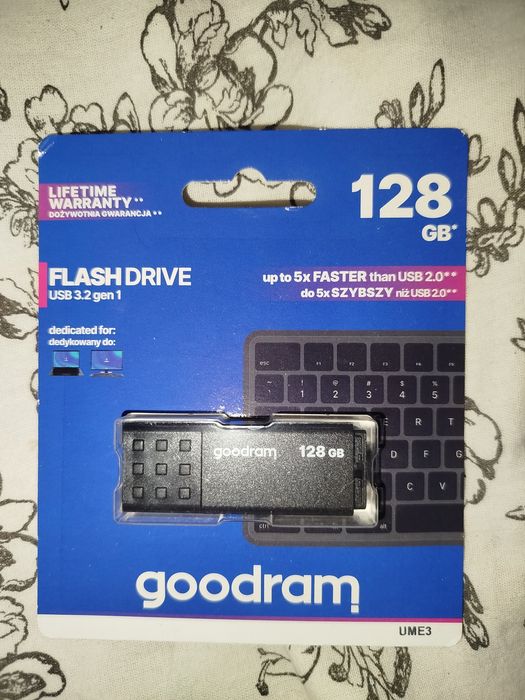 USB goodram 128 GB Flash Drive Pendrive Black