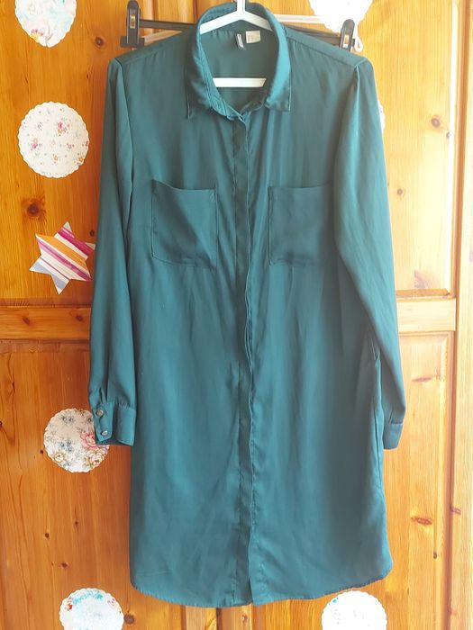 Sukienka koszulowa wizytowa damska rozmiar 40 firma H&M