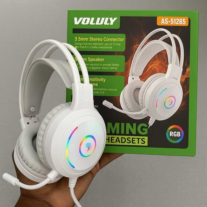 Headset Gamer VOLULY AS-51265 RGB