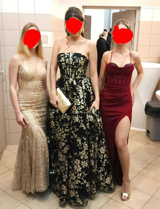 OKAZJA! LUKSUSOWA sukienka studniówka bal M NÓWKA kosztowała 850 zł!