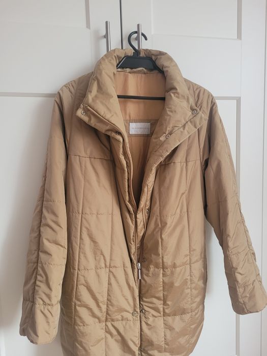 Kurtka damska pikowana przejściowa wiosenna Giorgio brąz camel XL