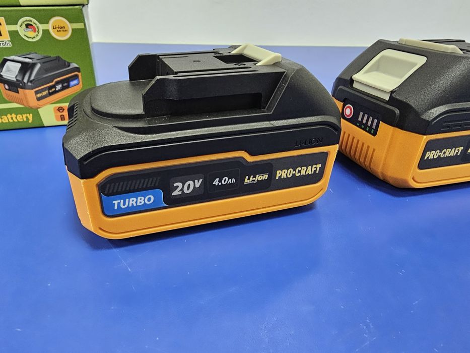 Высоковольтный Аккумулятор ProCraft 4.0Ah20V Turbo 07.2024г +Гарантия