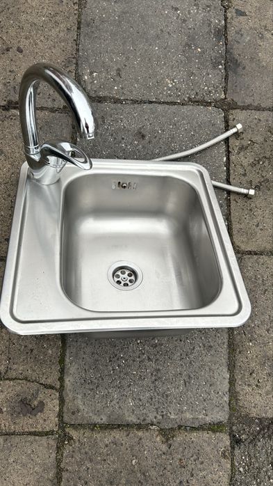 Zlew gastronomiczny zlewozmywak gospodarczy 38x38