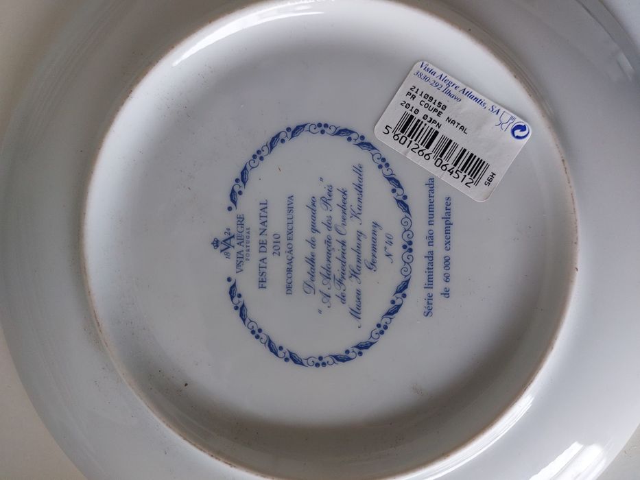 Varios pratos de natal, Vista Alegre  preço entre 10 e 20 euros