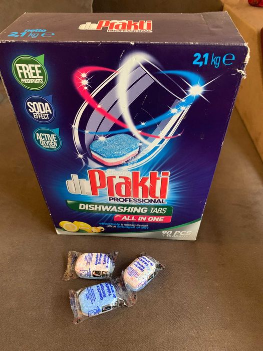 Капсулы для посудомойки dr. Prakti Professional 91 шт ( 1,9кг)