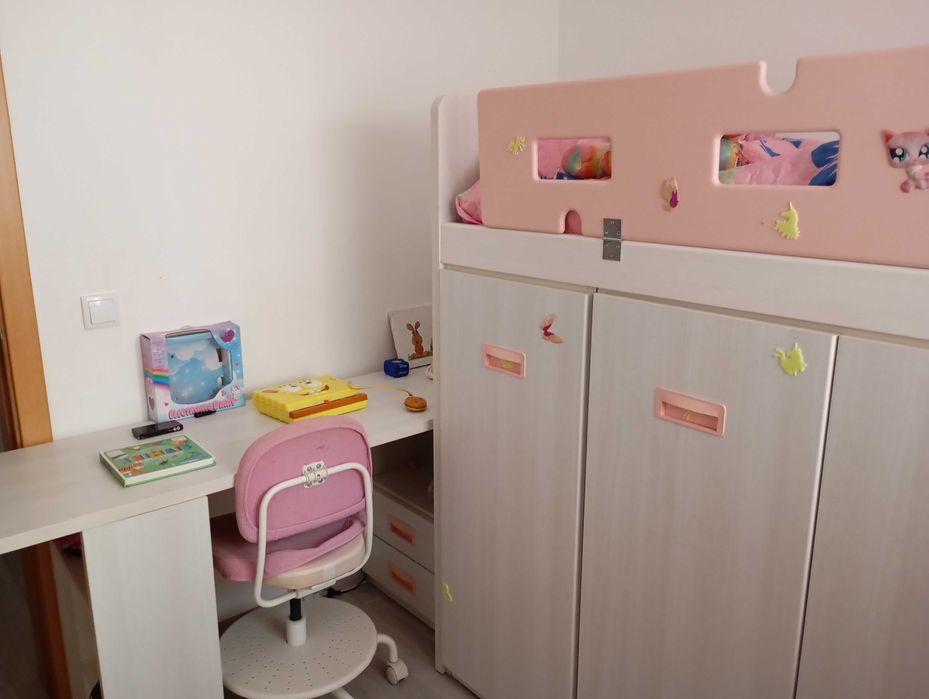 Quarto Infantil/Juvenil Completo – Ideal para Menina, Excelente Estado