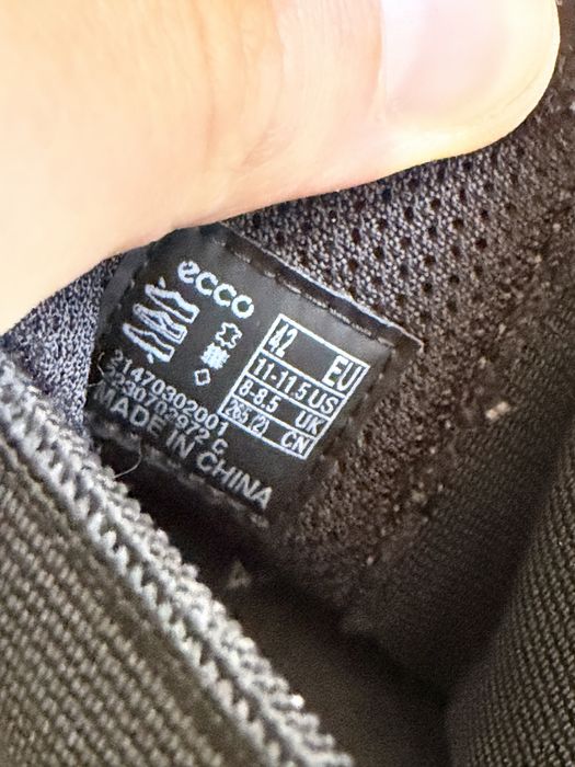 Женские Челси Ecco Grainer Black 41.5(26.5см) Soft 7 Nouvelle Grainer
