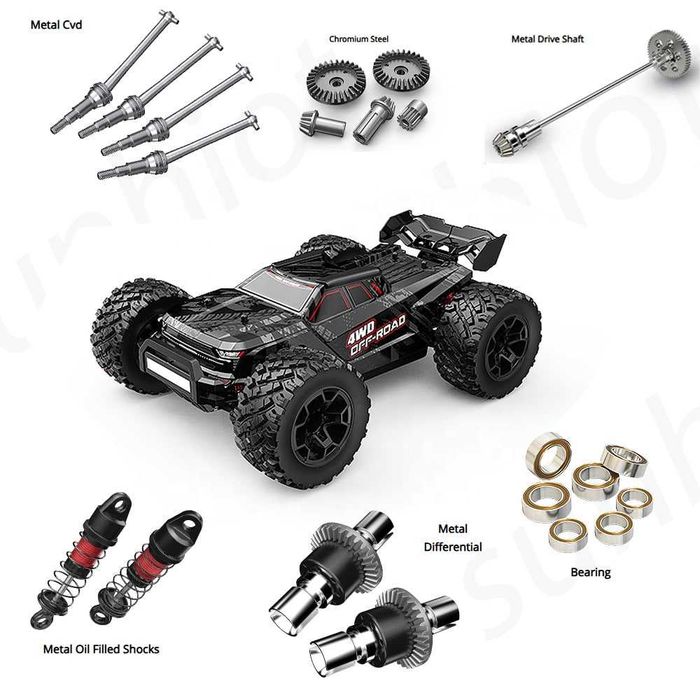 Знижка 1 днь ! Нова радіокерована машинка MJX 14207 1:14 з повним приводом 4WD