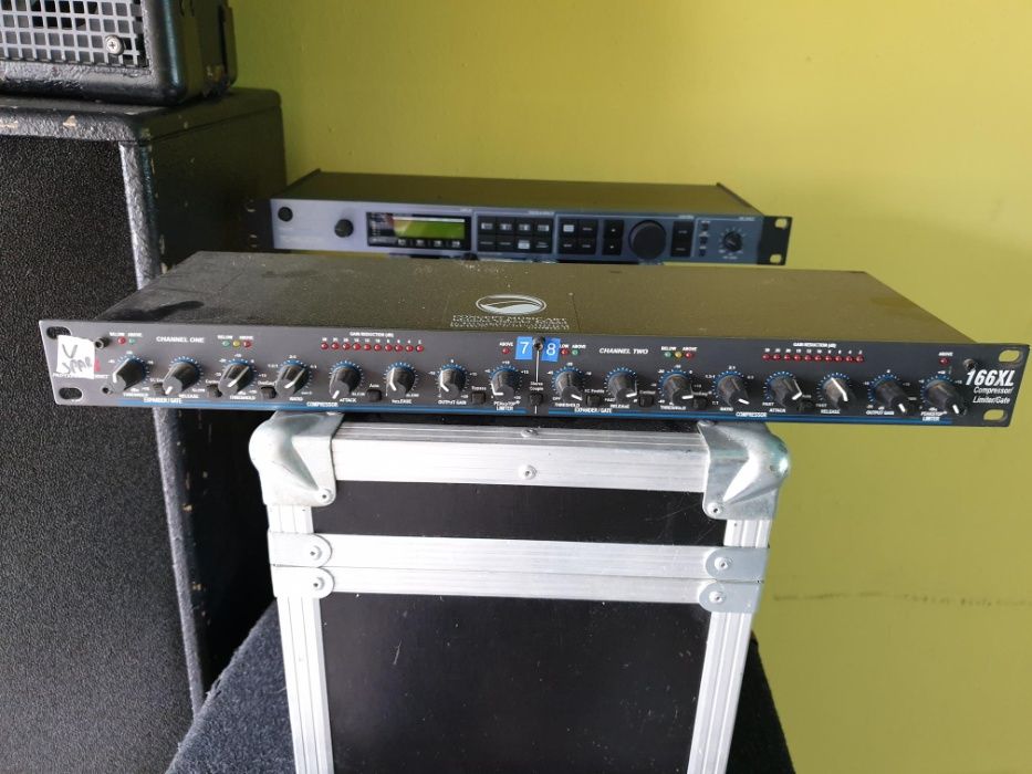 DBX 166XL Dwukanałowy Kompresor Limiter Bramka szumów
