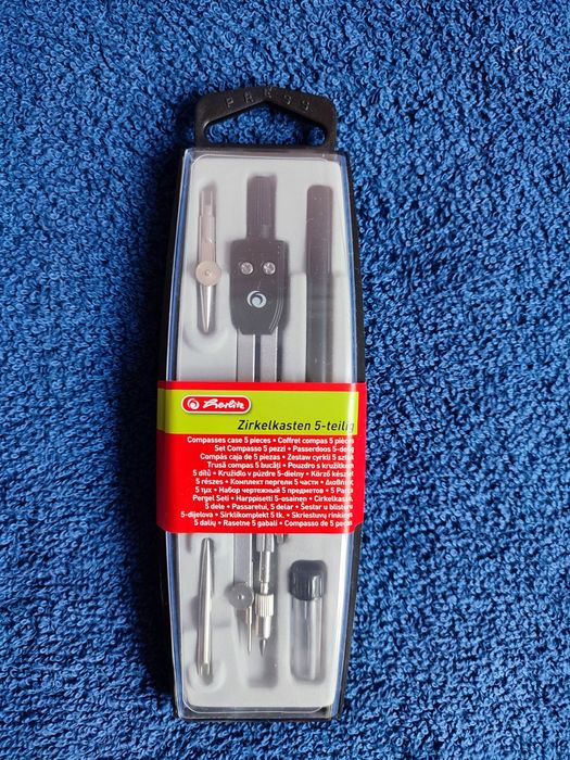 Готовальня Herlitz циркуль в футлярі