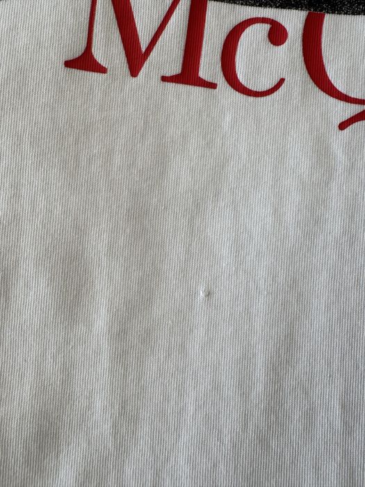 Koszulka z nadrukiem suwaka alexander mcqueen unisex