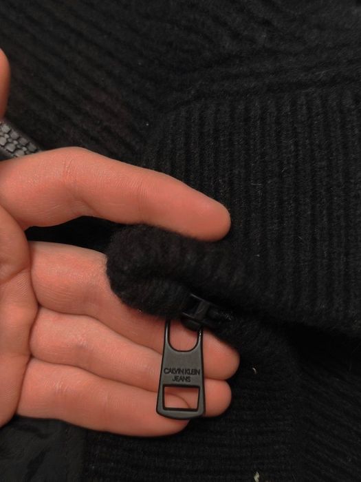 1/4 zip Calvin Klein wool sweater