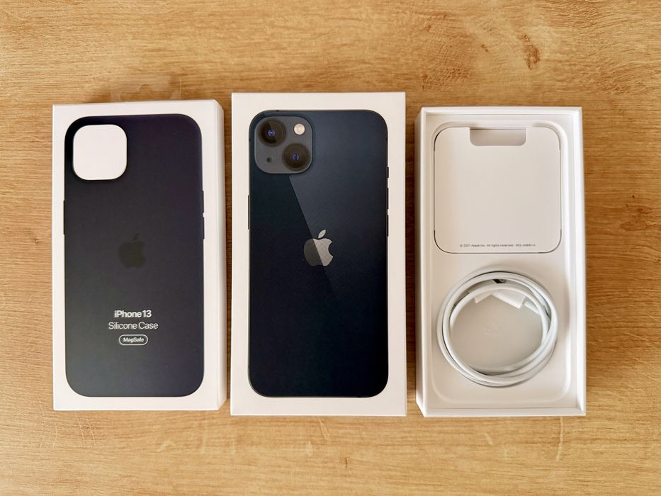 iPhone 13 128 GB Czarny | Stan jak nowy| Etui GRATIS
