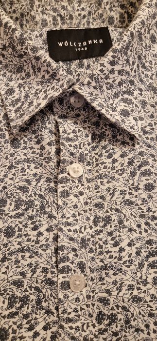Koszula męska z kołnierzykiem 44, wólczanka