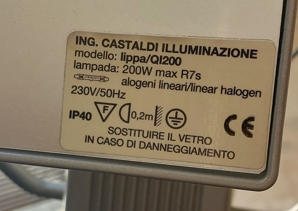 Candeeiro / luminária de parede