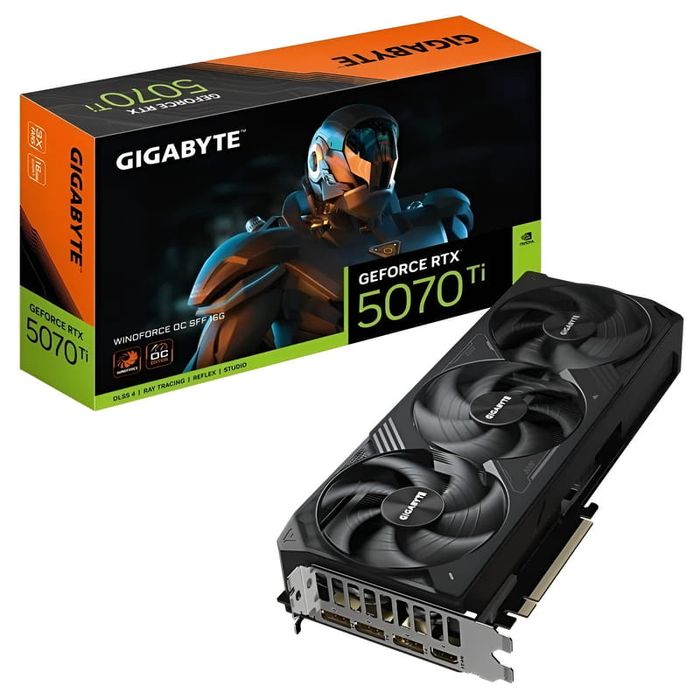 Відеокарта Gigabyte GeForce RTX 5070 Ti 16GB GDDR7 SFF WINDFORCE OC