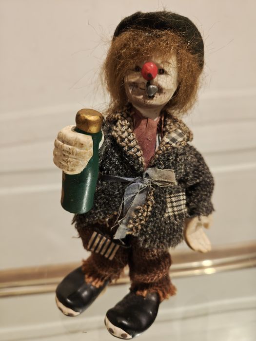 Klaun ręcznie robione vintage