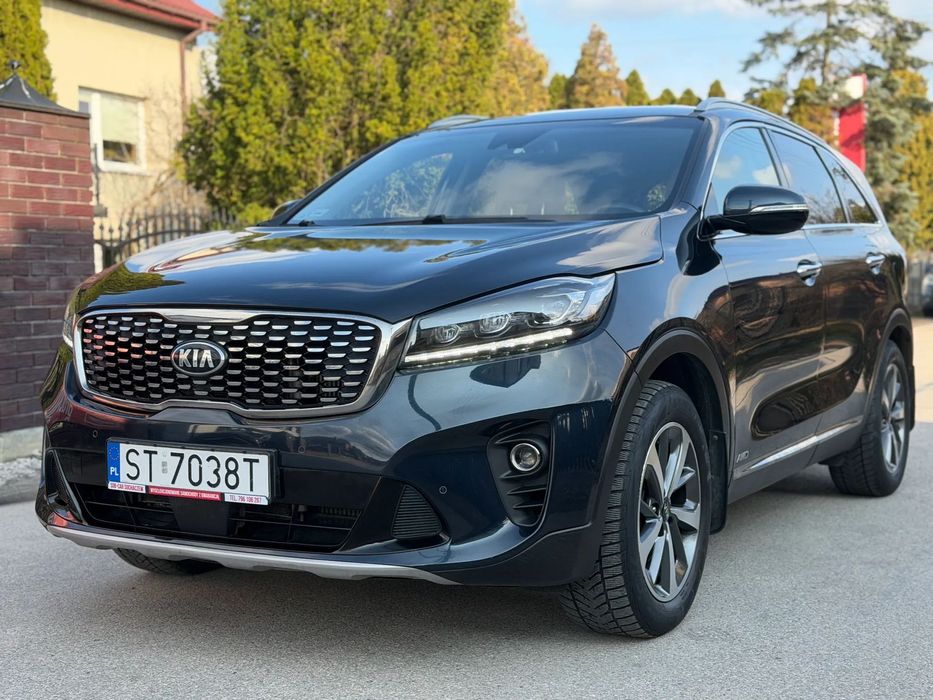 Kia Sorento Salon PL FV23% 7 osób Aktywny tempomat LIFT Czujniki CarPlay Android