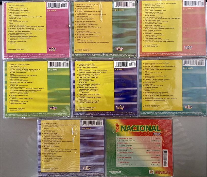 Coleção de Cds “Top Portugal”