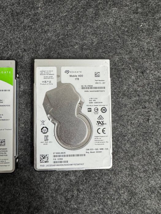 Жорсткі диски HDD 1TB для ноутбуків та ПК — в робочому стані