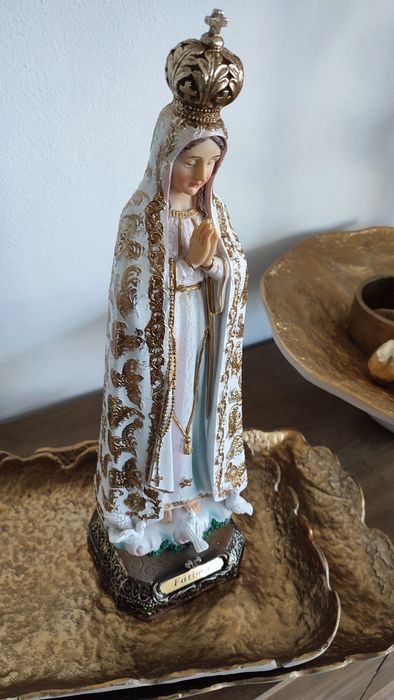 Estatueta / Nossa Senhora de Fátima - 43cm ( Novo )