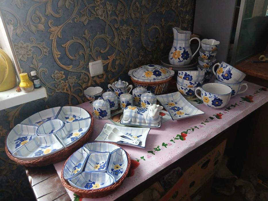 Порцеляновий сервіз вінтажний, Польща/Чехія, повний набір