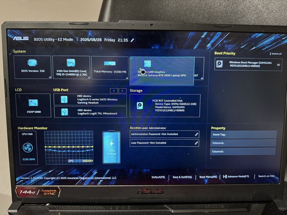 ASUS TUF Gaming F17