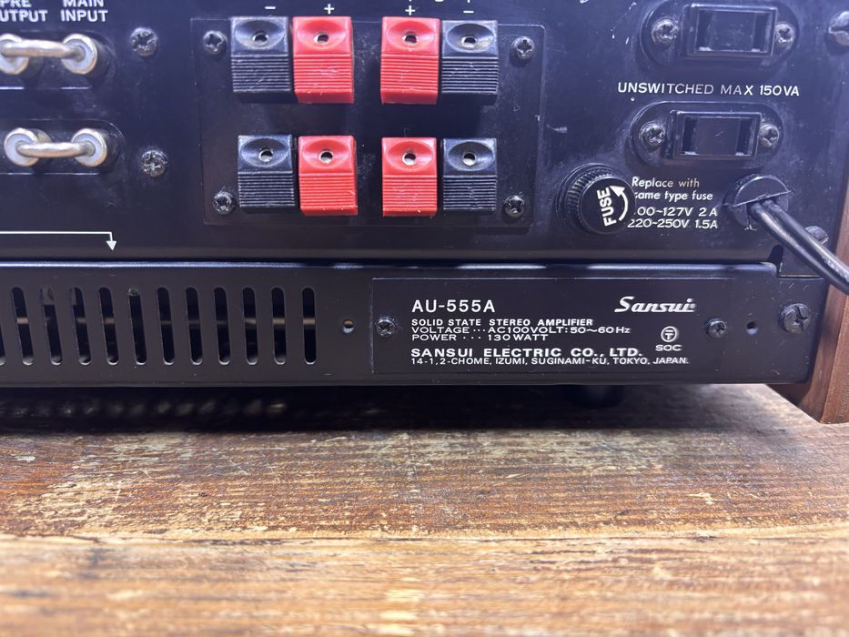 Wzmacniacz Sansui AU 555 A
