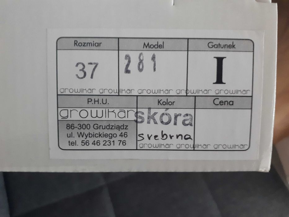 Buty slubne rozmiar 37