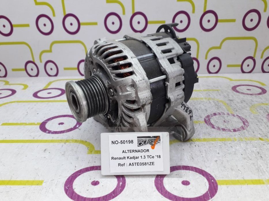 Alternador Renault Kadjar 1.3 TCe 140Cv de 2018 - Ref: A5TE0581ZE - NO50198