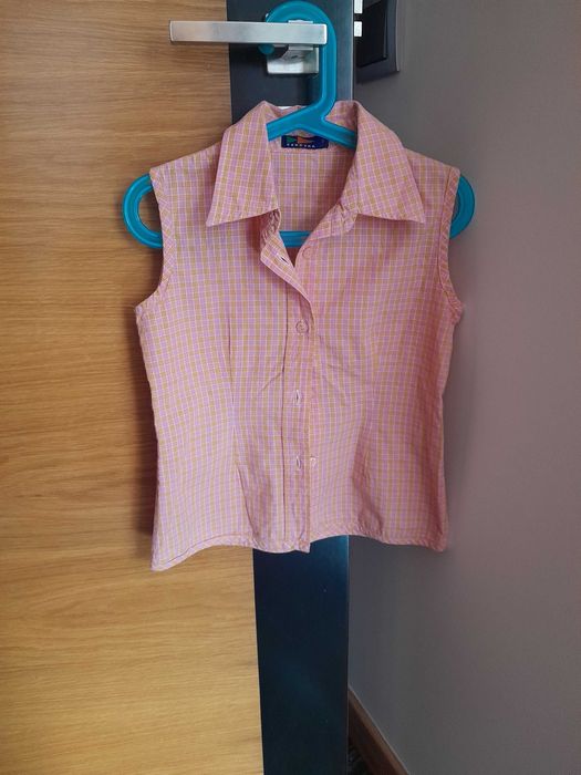 Blusa da marca cenoura + casaco da vertbaudet  7-8 anos