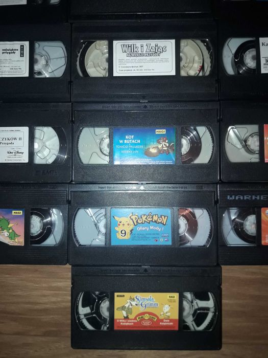 Sprzedam kasety VHS oryginalne